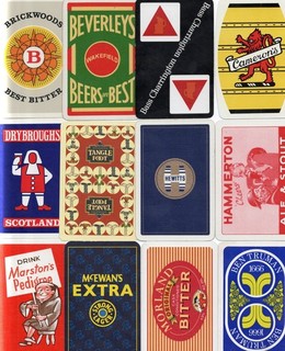 12 x OLD & NEW "British Brewery Various" SINGLE Play Cards #02