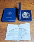 2003 AMERICAN SILVER EAGLE PROOF DOLLAR US Mint Coin w/ Box and COA