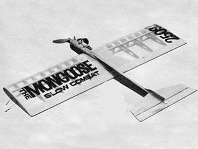 Mongoose 34'' Wingspan C/L Model Airplane Printed Plans