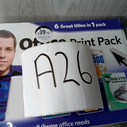 OFFICE PRINT PACK 6 IN 1 BOX SOFTWARE -RARE RETRO NEW -WEB 7 EASY, LABEL FACTORY - Afbeelding 8 van 8