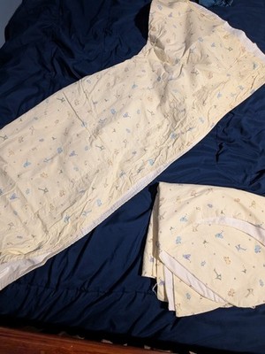 Carter s John Lennon Real Love Baby Nursery Valance Scalloped 88  Set of 2