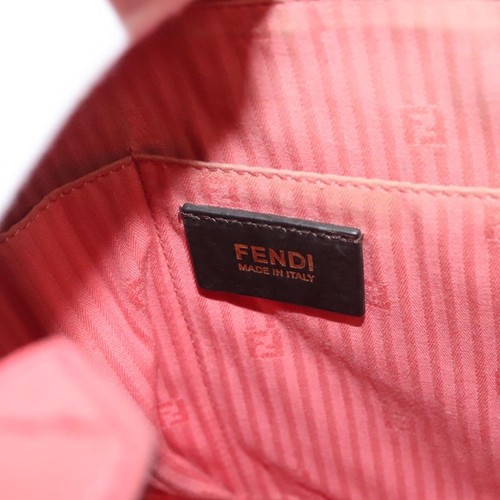 FENDI To joule Hand Bag Leather Pink Gold Auth bs26640 - Afbeelding 19 van 24