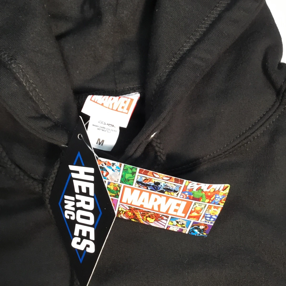 Sudadera con Capucha de Algodón Marvel Spider-Man Talla M Nueva con Etiquetas