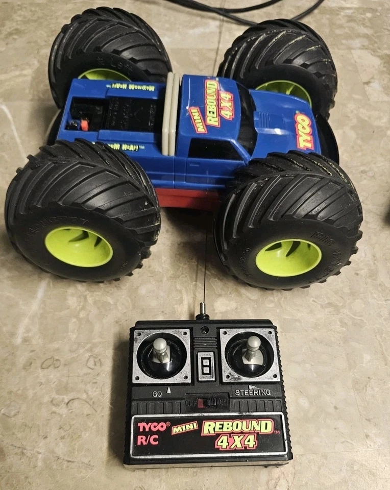 Vintage Tyco R/C Car Mini Rebound 4x4 Working AS-IS - Image 2 of 4
