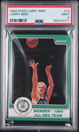 1984 Star Larry Bird - Larry Bird #13 - PSA 9