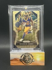 🔥Brandin Cooks 2019 Panini Prizm Gold Vinyl Prizm Rare SSP #240 - RAMS #d 3/5🔥