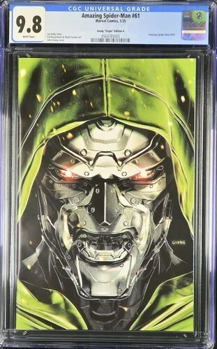AMAZING SPIDER-MAN #61 CGC 9.8 Marvel -John Giang Virgin Ltd 1000