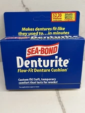 Vintage Sea-bond Denturite Flow-Fit Denture Cushion Custom Fit Display Prop Vtg