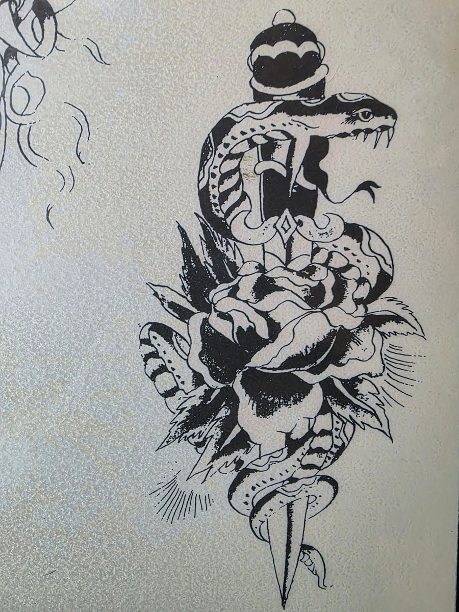 Amund Dietzel Japanese Traditional Vintage Tattoo Flash Production