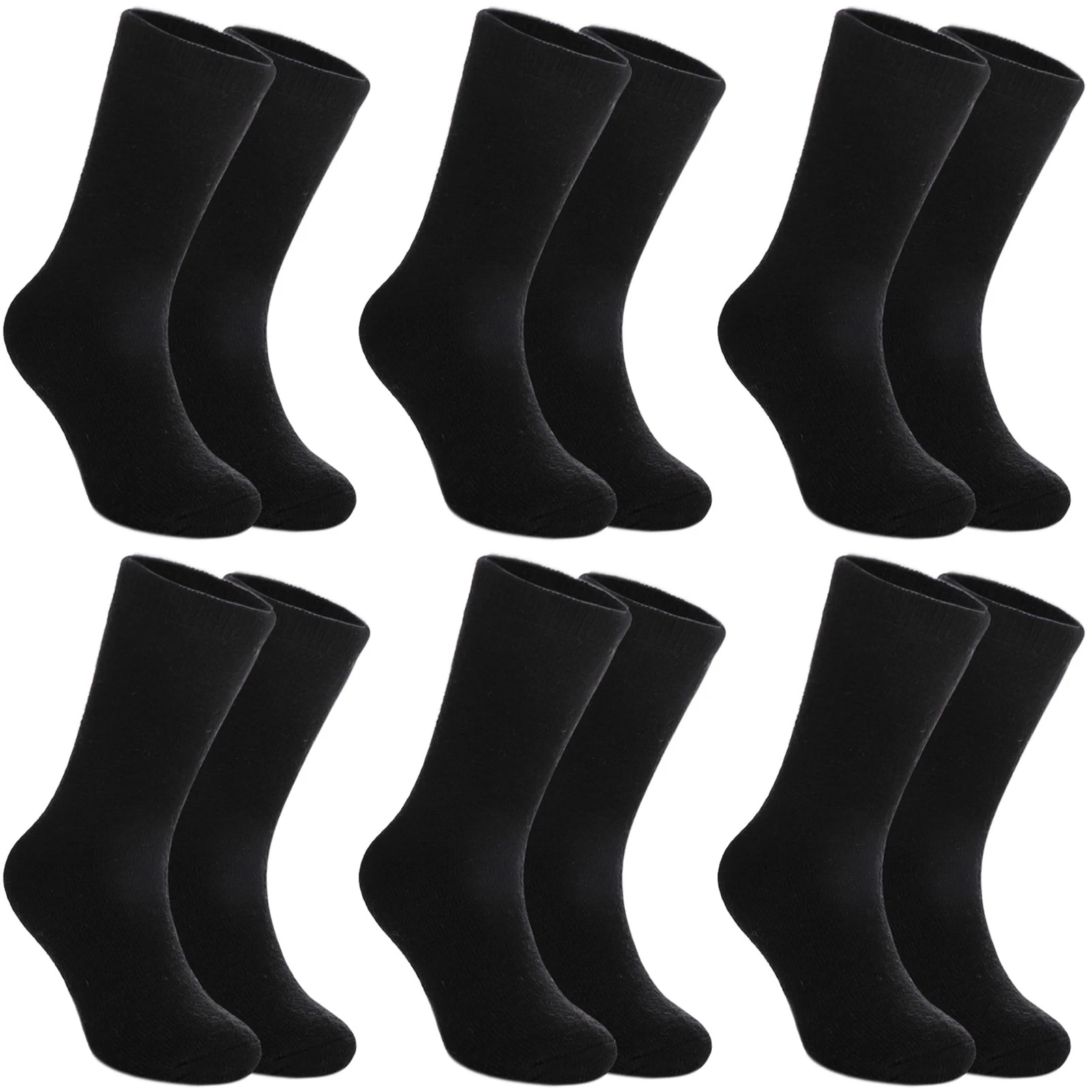 Kids Merino Wool Hiking Socks - Boots Cozy Thick Thermal Winter Crew Socks (6...