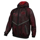 Men's Canada Soccer Anthem Mesh Dri-FIT Full-Zip Hooded Jacket - Black/Red