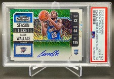 2023 Contenders Cason Wallace Premium Green Shimmer Auto PSA 10 RC Rookie Ticket