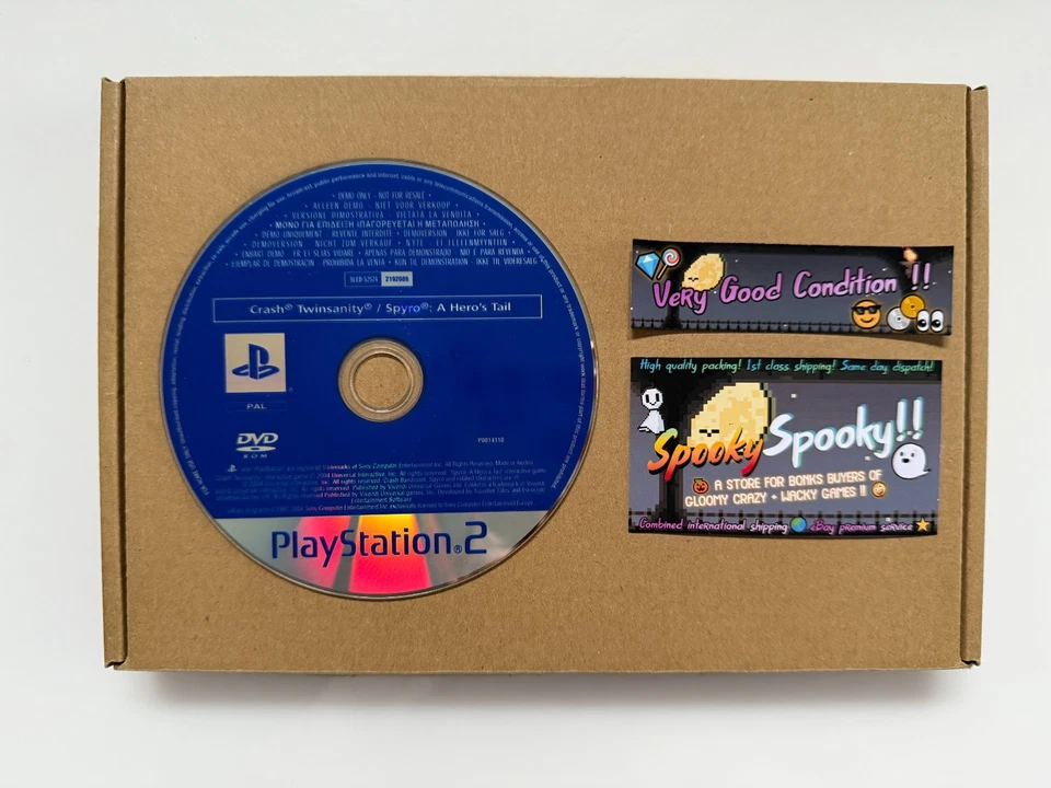 Crash Twinsanity / Spyro A Heros Tail SLED-52574 Sony PS2 Demo - UK PAL VGC - Image 2 of 4