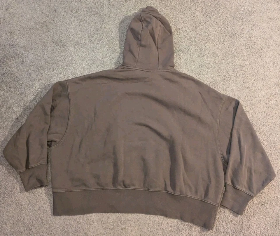 Sudadera con capucha Nike Sportswear Phoenix de gran tamaño polar marrón DQ5858-237 para mujer L Foto 2 de 4