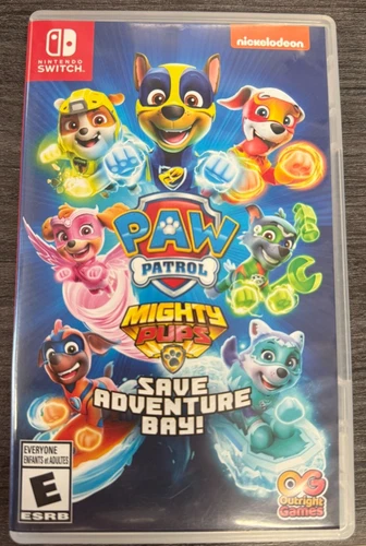 Nintendo Switch Paw Patrol Mighty Pups Save Adventure Bay Video Game Tested