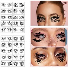 Women Girls Halloween Carnival Christmas Halloween Christmas Tattoos Stickers