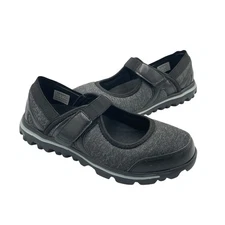 Propet NEW 6 Onalee Women's Mary Jane Black Hook & Loop Slip On Comfort Shoes