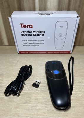 Tera Model 1300 Portable Barcode Scanner USB Plug & Play Dongle