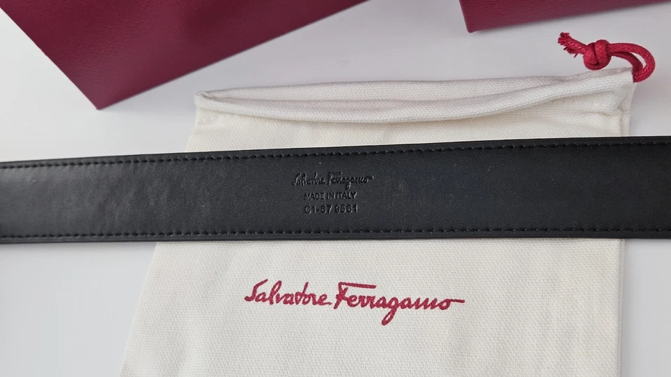 Cinturón de cuero Ferragamo para hombre talla 85-90-100-105 Foto 4 de 4