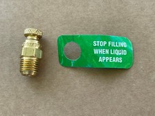 New Marshall Excelsior Brass Propane #72 Liquid Level Vent Valve MEJ400