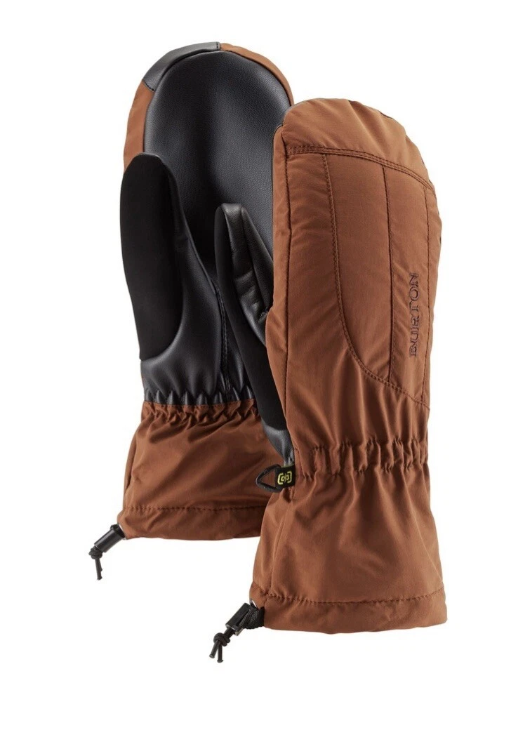 Burton Profile Mitt Mittens Snowboard Snow Winter Gloves XS EXTRA SMALL BROWN
