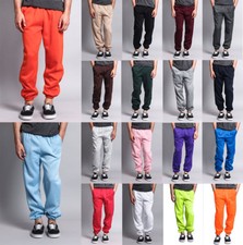 New Men's GYM Workout Basic Elastic Cuff Fleece Sweatpants Small-5xl - HILLSP