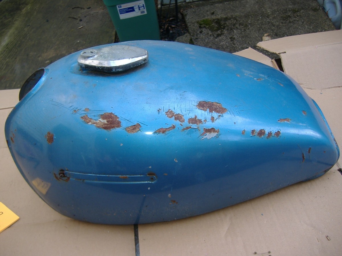KZ1000 タンク Kawasaki KZ1000 gas fuel tank 1977 blems blue rust dents | eBay