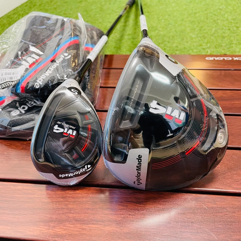 Taylormade M4 Driver 1w 4Hybrid 2set RH Fuikura Graphite Shaft Stiff Flex NEW - Image 2 of 4
