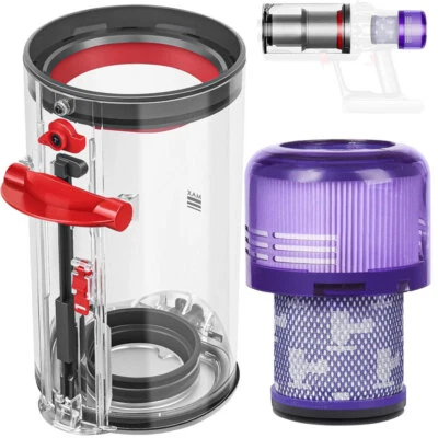 ANEWISE_STORE Staubbehälter für Dyson V11 V15 Behälter Filter Ersatzteile SV14 SV17 SV15 SV22