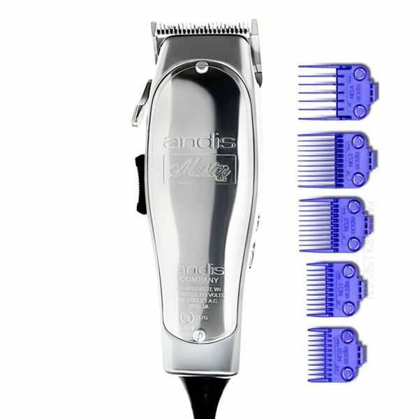 Andis 01557 Professional Master Adjustable Blade Hair Clipper Silver for sale online eBay