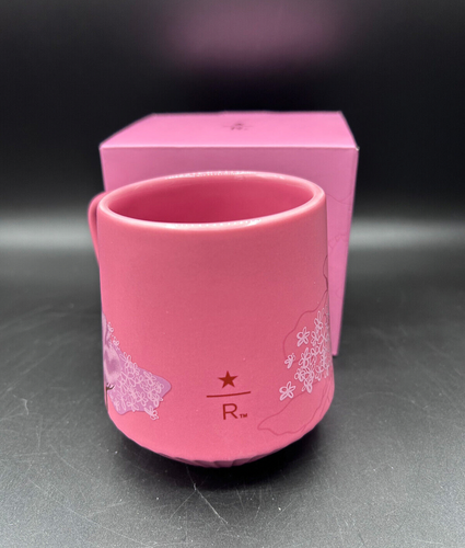 Tazza Starbucks Reserve Roastery Tokyo microblend plissettata rosa 355 ml nuova con scatola - Foto 5 di 14