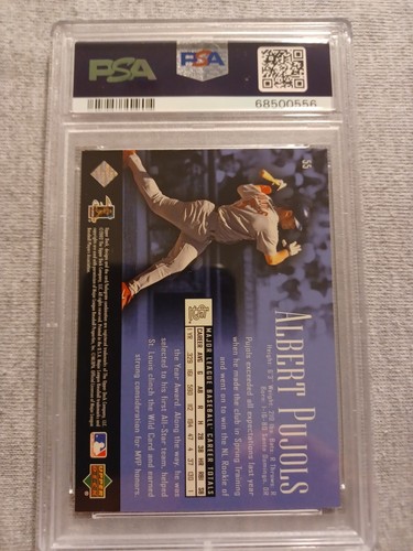 2002 Upper Deck Pezzo di Storia Albert Pujols St. Louis Cardinals #55 - Foto 2 di 2