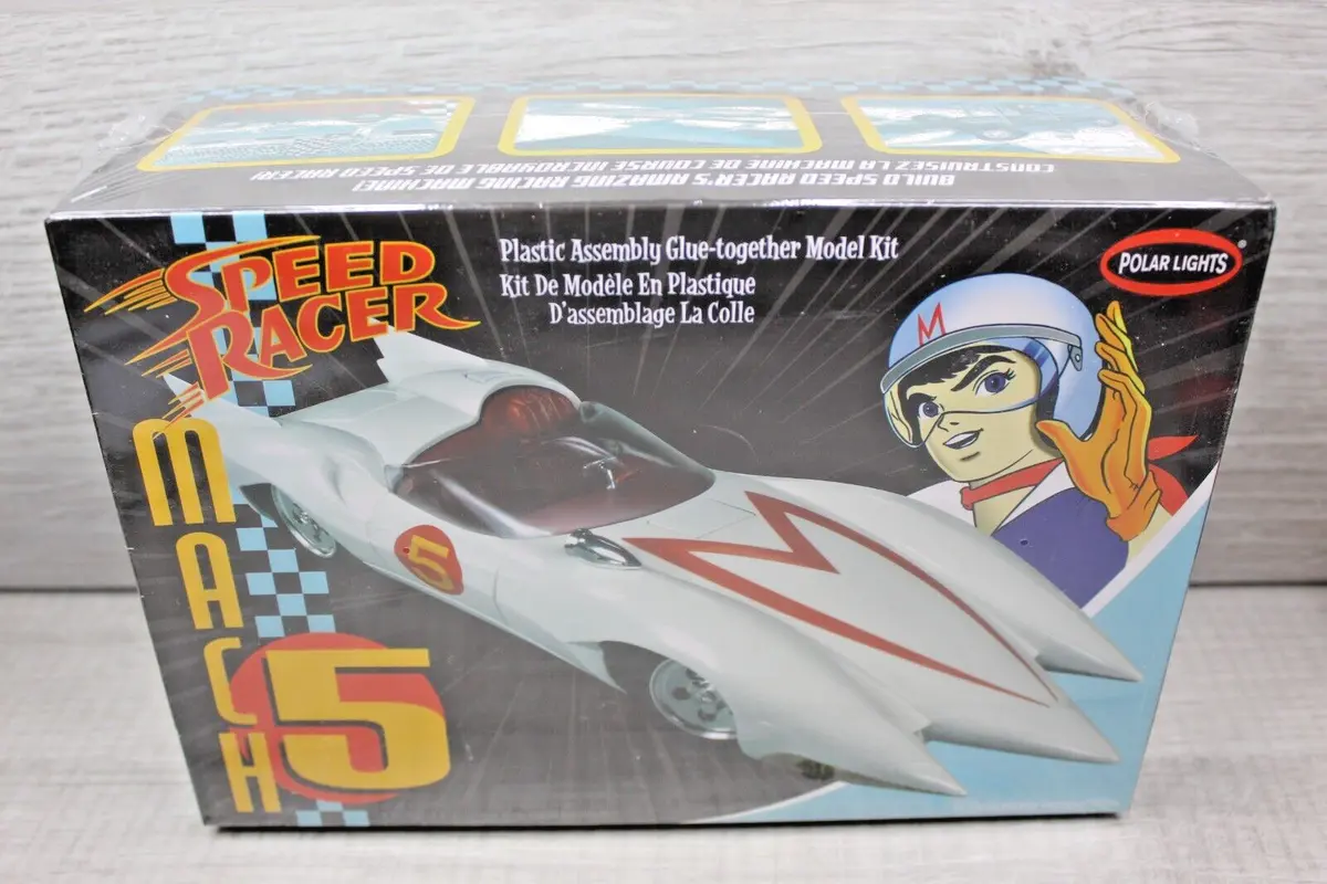 Polar Lights Speed Racer MACH 5 Model Kit Glue Together 1/25 Scale