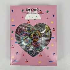 Hair Ties Girls Accessory Set Barrettes Elastics Mini Claw Multicolor 780 Piece