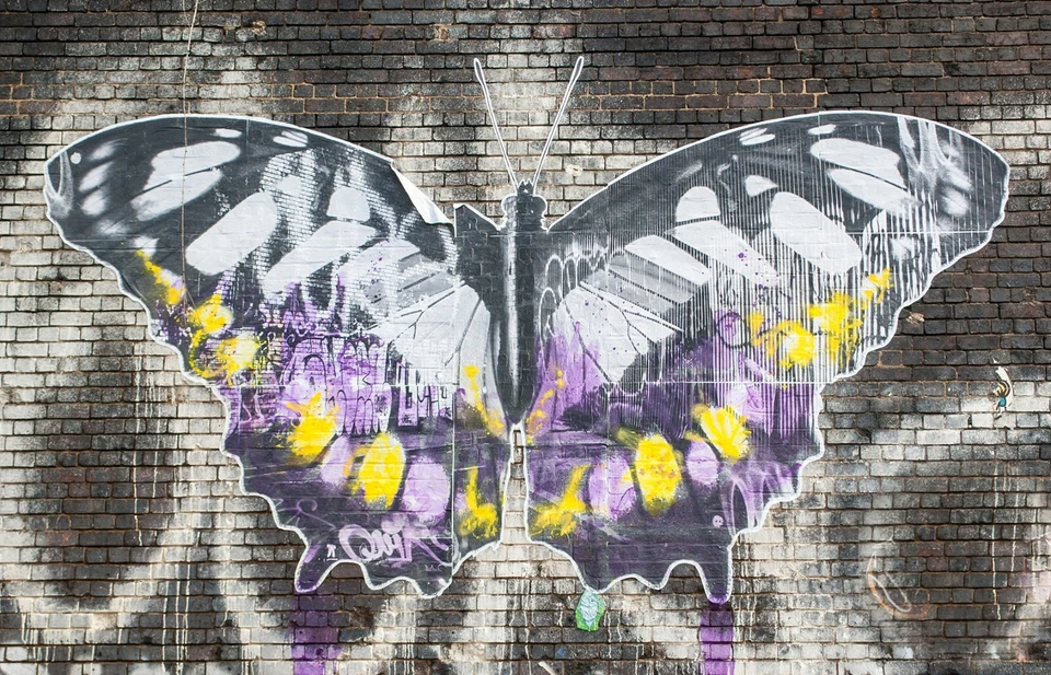 Butterfly wall artwork painting print art canvas artwork modern - Image 2 of 3