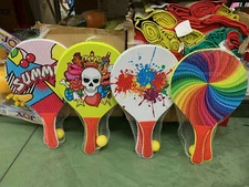 BEACH RACKETS WITH BALL RANDOM COLOR UNIT SALE 