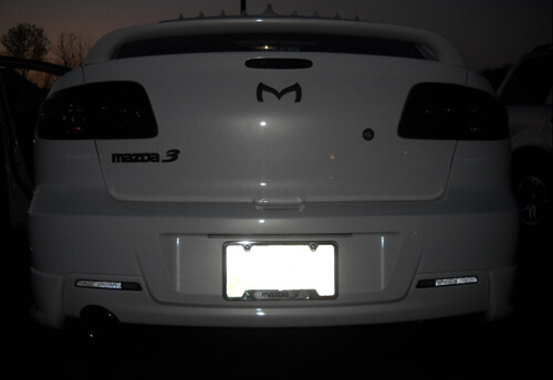 Feu arrière de secours réflecteur de pare-chocs LED lentille transparente pour Mazda 3 Mazdaspeed3 - Photo 19/23
