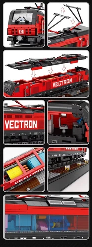 MOC Vectron Train Tracks Brick Building Set DIY Railway Model Kit 1889Pcs Box AU - Picture 6 of 10