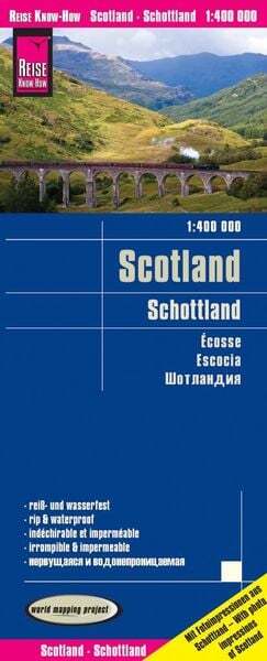 Reise Know-how Landkarte Schottland / Scotland (1:400.000)