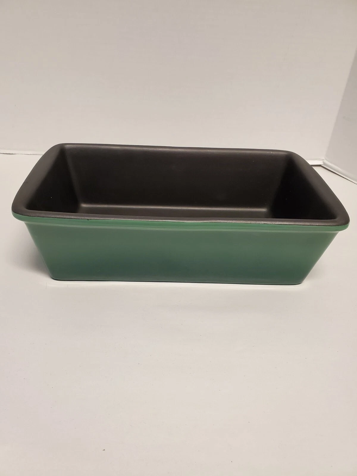 Stoneware Forest Green Loaf Pan Oversized