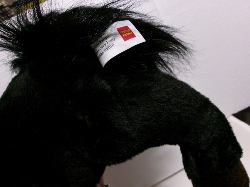 Brindle Pferd Plüsch Wells Fargo 14" Mike Pony Plüschtier schwarz & braun - Bild 6 von 9