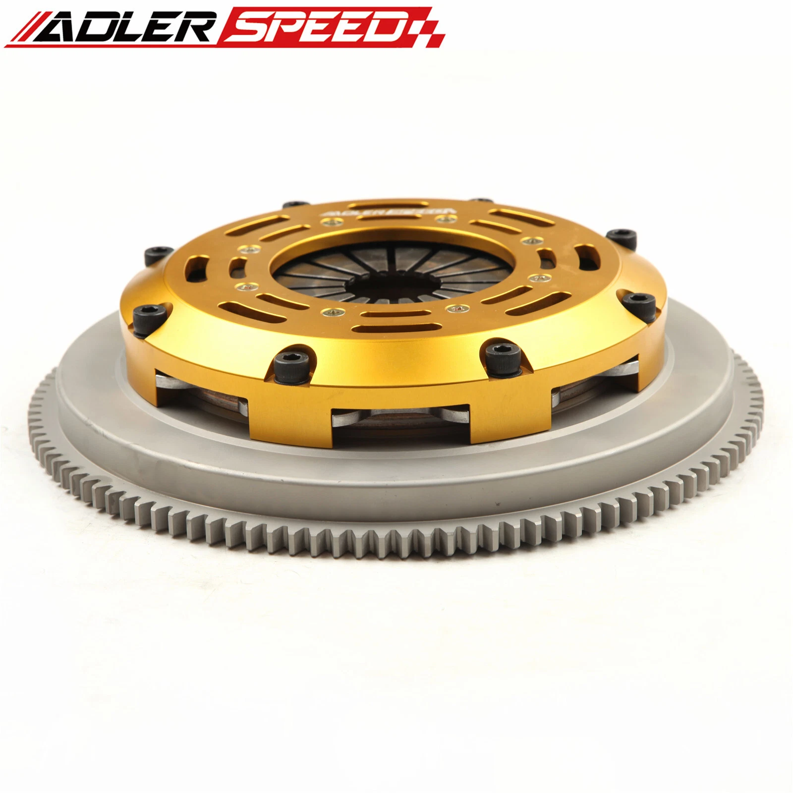 ADLERSPEED Clutch Disc 335206637998 &ndash; Ceramic Disc style: Rigid hub Disc size: 7.25" (185mm) Disc Spline: 185x1-1/8" x 10 Clutch Type: Push Style Release mechanis Clutch cover: Aircraft high quality alu Release bearing: Include Alignment tool: Not include Disc quantities: 1 Disc Diameter: Disc size：7.25" (185mm) OE/OEM Part Number: Does Not Apply Type: Clutch Kit Interchange Part Number: 03-011 KF649-01 03-030 K70206-01 K70238-01 195321 Other Part Number: 03-043 195321 04117 K70238-01 DMF050 Reference OE/OEM Number: Does Not Apply Flywheel Weight: Standard Light weight Flywheel Design: One piece Standard light weight Billet Chromoly &ndash; Fits BMW 325 328 525 528 M3 Z3 E34 E36 STANDARD WT thumbnail 4