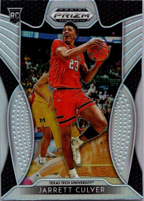 2019 Panini Prizm Draft Picks #7 Jarrett Culver Prizms Silver