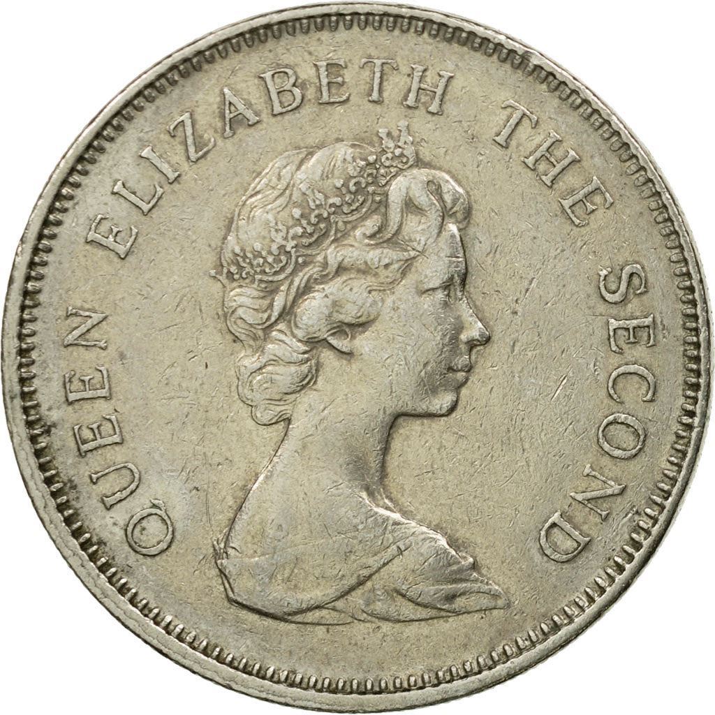 香港　エリザベス　HongKong Dollar Elizabeth Coin 香港 1973年 1ドル コイン エリザベス2世 Hong Kong 1 Dollar