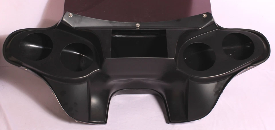 Carenado de murciélago parabrisas Triumph Touring Rocket III 4x5 imprimación ABS doble din Foto 4 de 4