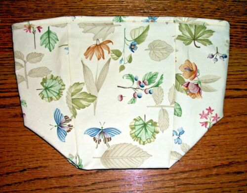 Crazy Good Tall Tissue Basket Liner from Longaberger Botanical Fields fabric! - Picture 1 of 3