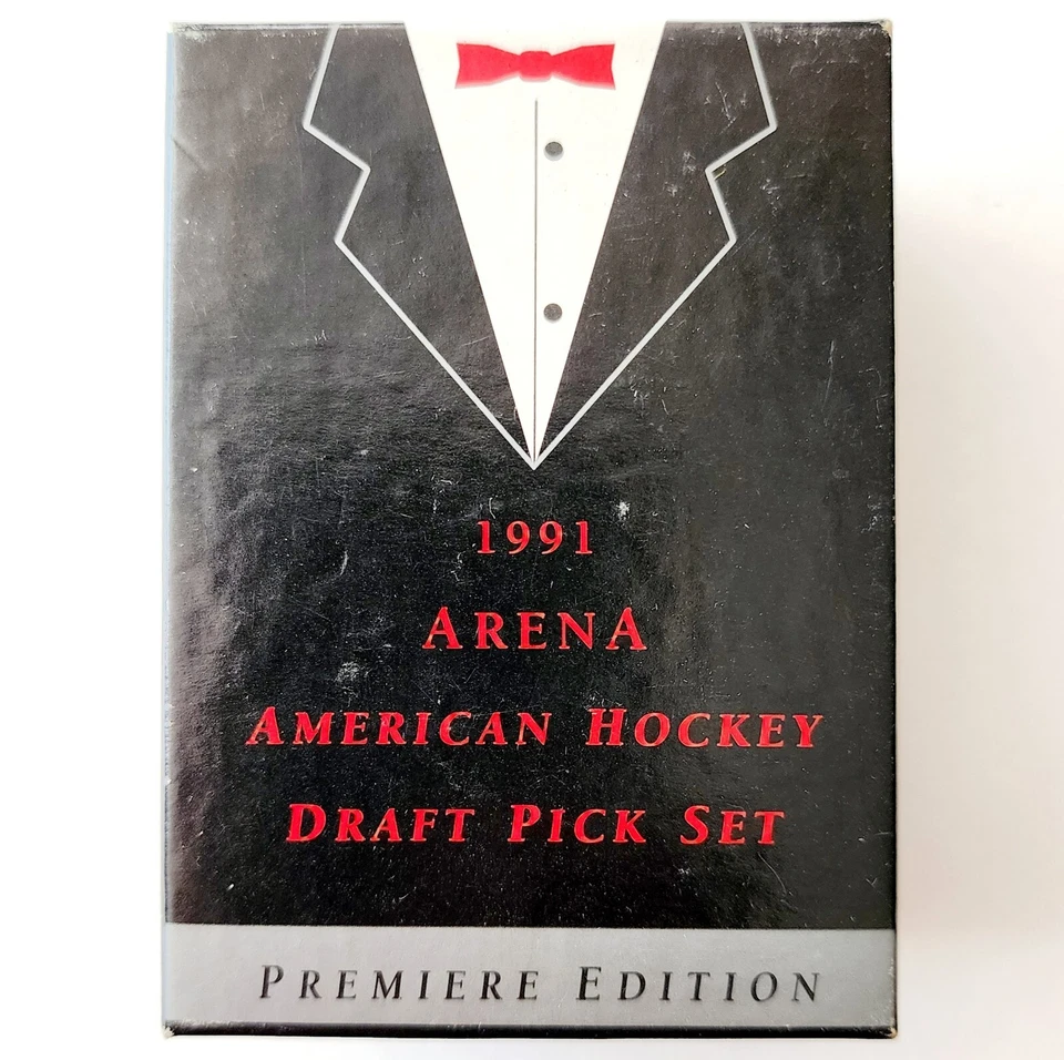 1991 Arena American Hockey Draft Pick Card Set Premiere Falloon Hologram E24 - Image 2 of 4