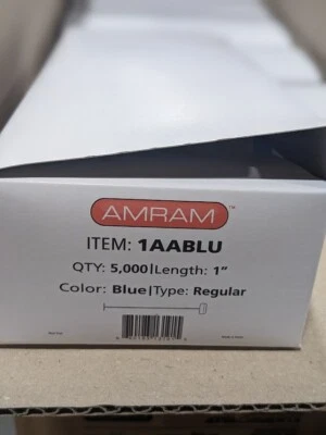 Amram Fasteners 1" 1AABLU Blue 5,000