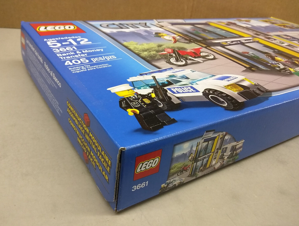 LEGO City 3661 Bank & Money Transfer NEW! Armored Van Police Car