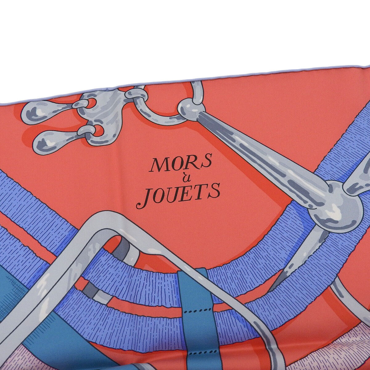 Hermes Carre90 Mors A Jouets Chemise Detail Horse Bit Scarf